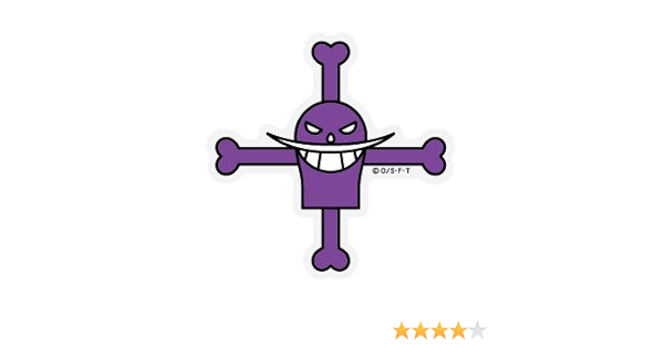 Amazon Ops 白ひげ海賊旗 One Piece ワンピース パンソンワークスコラボステッカー ミニステッカー ワンピース公式グッズ シール ステッカー おもちゃ