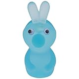 不二貿易 メガネホルダー (眼鏡スタンド 眼鏡置き) ウサギ ブルー 11425