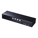 DisplayPort対応パソコン自動切替器(4:1) SW-KVM4HDPU