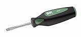 SK Hand Tool 79204 Keystone Slotted Cushion Grip Screwdriver, 3/16 x 2-1/4-Inch [並行輸入品]