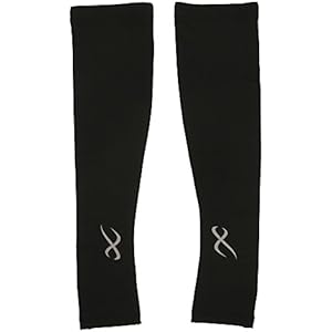 [シーダブリューエックス] アームカバー (指掛けタイプ) 吸汗速乾 UVカット レディース HUY419 ブラック 日本 L (日本サイズL相当)