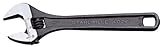 Stahlwille 4026-8 Single End Adjustable Left Handed Spanner, Grade 8, 24mm Diameter, 206mm Length, 6