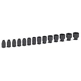 Grey Pneumatic (9714M) 1/4' Surface Drive 14-Piece Standard Metric Socket Set [並行輸入品]