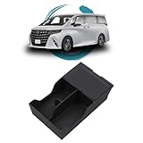 ruiya 【2025革新版・電源線の取り外し不要】 新型 トヨタ アルファード40系 専用 コンソールボックス コンソール トレイ ヴェルファイア 40系 コンソールボックス 収納 ボックス アルファード40系 アクセサリー 収納 パーツ センターコンソール 車内収納 インテリア トレイ 小物入れ シリカゲル素材 ガタガタ音なし 内装パーツ カスタムパーツ