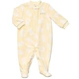 Carter's （カーターズ）黄色ベースダックさん柄マイクロフリースMicrofleece 9ヶ月 9M (67-72cm) 足つきロンパース カバーオール & パジャマ Carter's(カーター