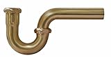 Plumbest p36 – 125 Tubular Pトラップ、光沢真鍮