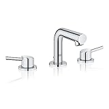 Grohe 20 572 Concetto 1.2 GPM 8 " Widespreadダブルハンドルバスルーム蛇口with S、 20572001 1
