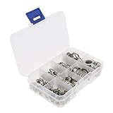 B Blesiya フラットワッシャー　フラットガスケット　スプリングワッシャー　ステンレス製　M5 / 6/8/10　約200個