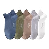5足セット靴下 メンズ くるぶしメンズ 純綿靴下 ビジネスソックス 抗菌防臭靴滑り止めつき スニーカーソックス夏 船の靴下