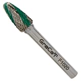 Gracat プロ仕様 超硬バー 先端形状：スピードウェイ刃 ボール型 10mm×9mm L=54mmシャンク6mm 型番:14BD00134