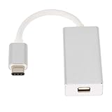 CHENYANG CY USB-C USB 3.1 Type C - Mini DisplayPort DP 1080p HDTV アダプターケーブル シルバーケース付き ノートパソコン用
