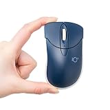 サンワダイレクト Bluetoothマウス 静音 小型 マルチペアリング iOS対応 dpi切替 ブルーLED ネイビー 400-MABTIP3NV