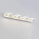 ミラーライト、LEDドレッサー寝室浴室洗面所鉄20W白60 * 6.5 * 12.5cm