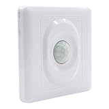 PIR赤外線オートモーションセンサーライトスイッチ　 AC110-250V 省エネランプ点灯/消灯制御スイッチLEDライト 検出距離5-8m