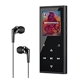 16GB MP3プレーヤーBluetooth FMラジオ ロスレスサウンド 軽量ポータブルミュージックプレーヤー 最大128GB Micro
