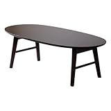 脚折れ木製センターテーブル【-Luna-ルーナ】（丸型ローテーブル）