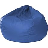 -10Bean Bag Chair Size: Extra Large, Color: Navy Blue [並行輸入品]