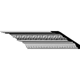 Ekena Millwork MLD05X03X05NA 4 3/4-Inch H x 2 3/4-Inch P x 5 3/8-Inch F x 96-Inch L Nadia Crown Moul