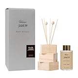 プルプラ ZABON リードディフューザー ルームフレグランス MOKU 90ml 約2ヶ月分 芳香剤 スティック付き (ブラックアンバー)