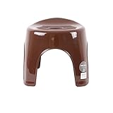 (Bidear) 腰かけ 風呂いす バスチェア 持ち歩く便利 アウトドア 高さ31cm (ブラウン)