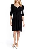 ロージーポープ トップス ワンピース Rosie Pope Maternity/Nursing Wrap Dress Black [並行輸入品]