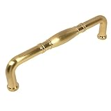 Cosmas 4313-128BB Brushed Brass Cabinet Hardware Handle Pull - 5" (128mm) Hole Centres