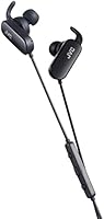JVC HA-ETR80BT-B Bluetooth スポーツ用ワイヤレス カナル型イヤホン(ヘッドセット機能付) ブラック HA-ETR80BT-B