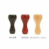 MokuNeji（モクネジ）　TOY Grip（ガラガラ）　拭き漆朱