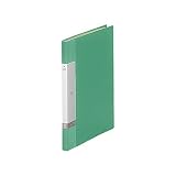 リヒトラブ クリヤーブック A4 20ポケット 緑 G3201-7
