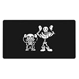 アンダーテール Undertale マウスパッド超大型ゲーミングマウスパッド可愛いデザインマウスパッドpu革防水 柔軟滑り止多機能 マウスパッド パソコンデスクマット40x75cm