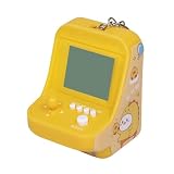hatleues レトロゲームコンソールロッカー装飾ハンドヘルドレンガゲームレトロアーケードゲーム機子供用 イエロー