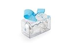 Mud Pie Baby Boy Silver-Plate Rattle, Blue Carriage by Mud Pie [並行輸入品]