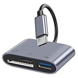 USB C to 充電/プレイ アダプター タイプC USB 3.0 変換 アダプタ OTG機能 双方向高速データ転送 PD高速充電アダプタ 対応リーダー/OTG高速伝送-写真-データ-Uディスク読み取り-ハードウェア拡張（チューナー/マウス/ハンドル/キーボード）i-Phone 16/15,Android 携帯など 急速充電 をサポート