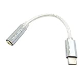 Zdprkqzvz to 3.5mm/2.5mm/4.4mm メスアダプター Type C ヘッドホンケーブル USB C ヘッドホンアダプター アクセサリー 13cm/5.12インチ