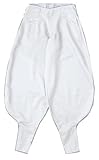 鳶ズボン 超ロング八分 7．ホワイト M