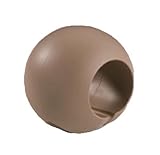 シロクマ(SHIROKUMA) 手すり用補助グリップ どこでもグリップ ボール型 ブラウン 径35mm用 BR-65