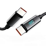 MINSLIS DC02 USB Type C ケーブル 100W/5A PD対応 Type-C to Type-C 急速充電 出力スクリー