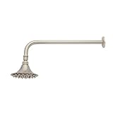 Naiture真鍮Rainfall Nozzelシャワーヘッド拡張アーム3長さと4で仕上げ Arm Length: 15 Inch SE929134-15SN