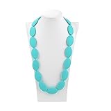 Silicone Teething Necklace with Baby-safe Jewelry - BPA Free and FDA Approved, Best Soothing Method,
