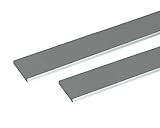 アルミ形材 ｱﾙﾐ平棒 2m 5.0x40mm ｼﾙﾊﾞｰ 2本組　　安田