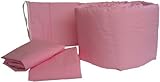 Baby Doll Bedding Solid Colors Grandmas Mini Crib/ Port-a-Crib Package Pink [並行輸入品]