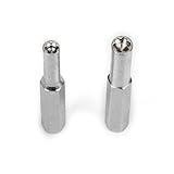 Lovoski 　　2個入り　スチール製　3.8mm　4.5mm　六角形　スクリュードライバー　　ドライバーセキュリティツール