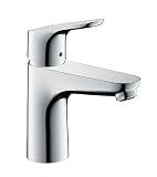 Hansgrohe(ハンスグローエ) フォーカス シングルレバー 洗面混合水栓 100 (ポップアップ引棒無)