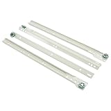 和気産業(Waki Sangyo) スライドレール 底付けローラーレール 350mm 2本入(ペア) WS3835