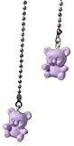セットの2つのMini Teddy Bear Nursery天井ファンPullsパステル色 – 1 " 1" high x 0.75" wide DOL-MTC-PF1678