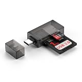2in1 SDカードリーダー Type-C iphone sdカードリーダー 高速 双方向転送 写真/ビデオ/動画 iPhone15/16/MacBook/PC/Galaxy/Chromebook/Android/Type-C スマホなどのデバイスに対応
