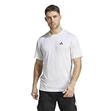 [アディダス] 半袖 Tシャツ トレイン エッセンシャルズ ストレッチ トレーニング BXH44 メンズ ホワイト/ブラック(IJ7020) S