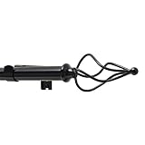 Levolor 4399677 Birdcage Rod Set, 36-to-66-Inch Width, 3/4-Inch Diameter, Black [並行輸入品]