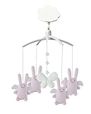 Trousselier VM1163 03 Musical Mobile Rabbit Angel Theme Pink by Trousselier [並行輸入品]