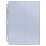 プラチナムページ(アルバム用透明ポケットシート) 4ポケットシート(3.5×5.25) 100枚入りBOX